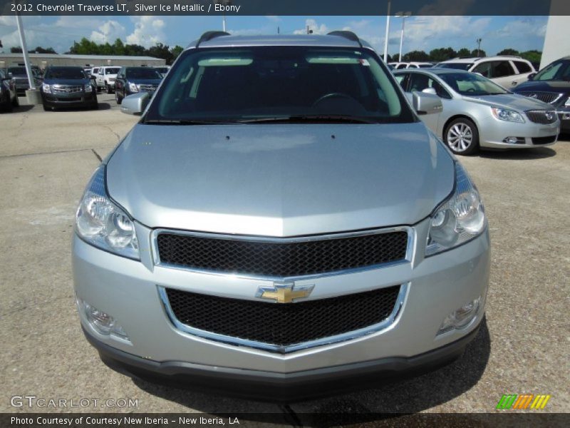 Silver Ice Metallic / Ebony 2012 Chevrolet Traverse LT