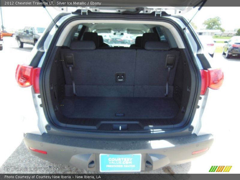 Silver Ice Metallic / Ebony 2012 Chevrolet Traverse LT