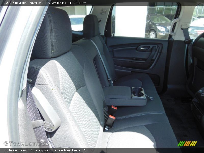 Silver Ice Metallic / Ebony 2012 Chevrolet Traverse LT