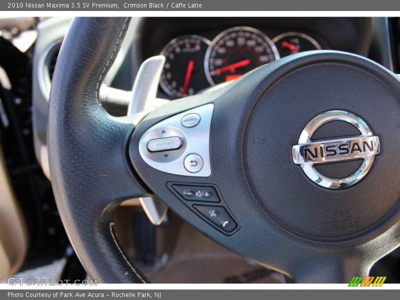 Crimson Black / Caffe Latte 2010 Nissan Maxima 3.5 SV Premium