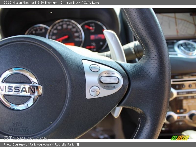 Crimson Black / Caffe Latte 2010 Nissan Maxima 3.5 SV Premium