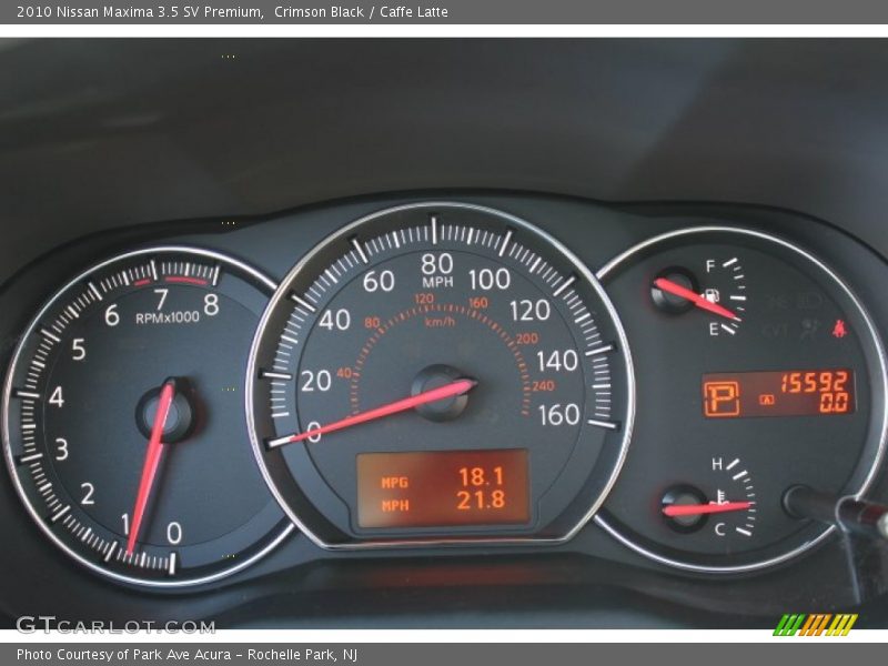 Crimson Black / Caffe Latte 2010 Nissan Maxima 3.5 SV Premium