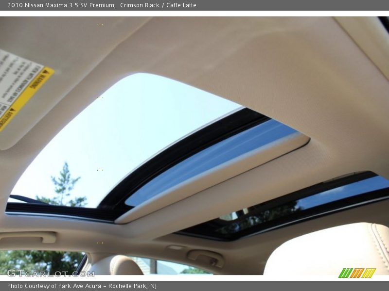 Crimson Black / Caffe Latte 2010 Nissan Maxima 3.5 SV Premium