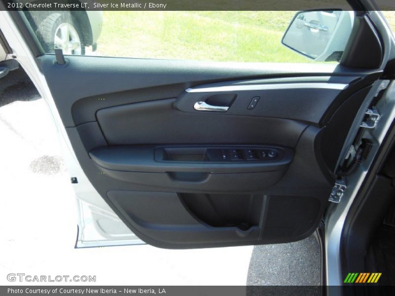 Silver Ice Metallic / Ebony 2012 Chevrolet Traverse LT