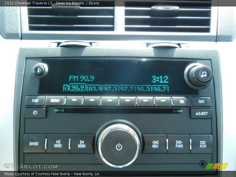 Silver Ice Metallic / Ebony 2012 Chevrolet Traverse LT