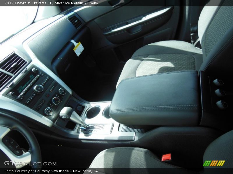 Silver Ice Metallic / Ebony 2012 Chevrolet Traverse LT