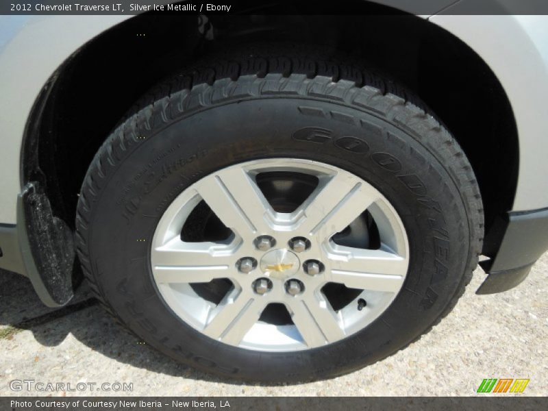 Silver Ice Metallic / Ebony 2012 Chevrolet Traverse LT