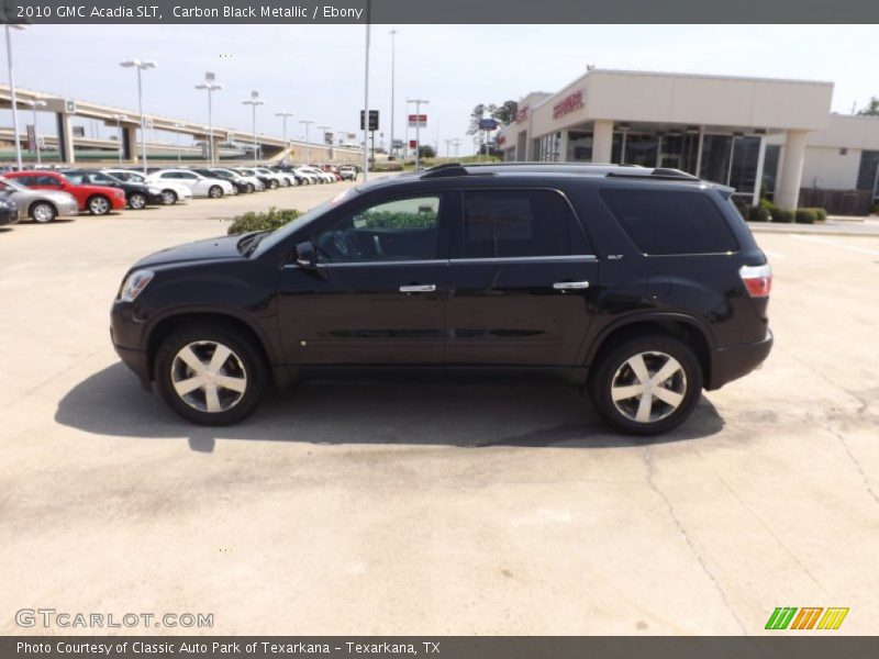 Carbon Black Metallic / Ebony 2010 GMC Acadia SLT