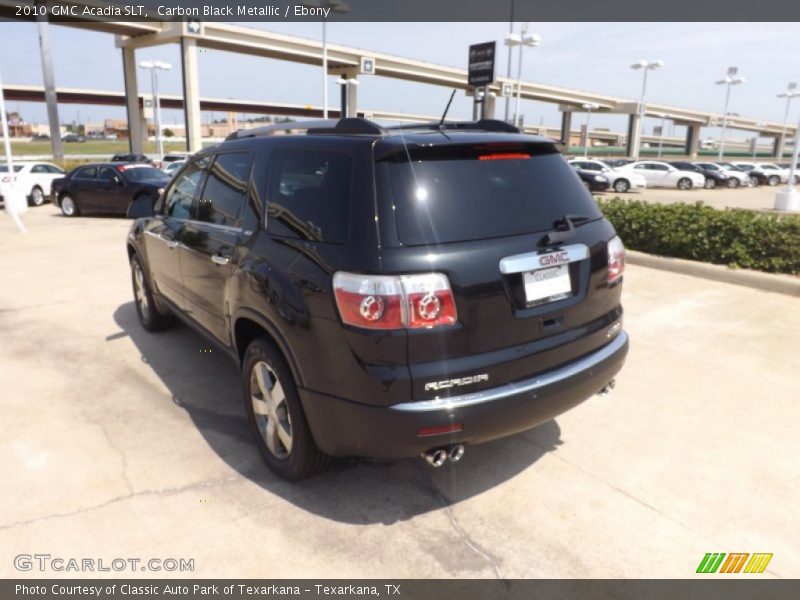 Carbon Black Metallic / Ebony 2010 GMC Acadia SLT