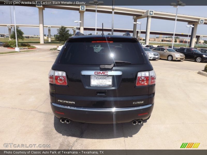 Carbon Black Metallic / Ebony 2010 GMC Acadia SLT