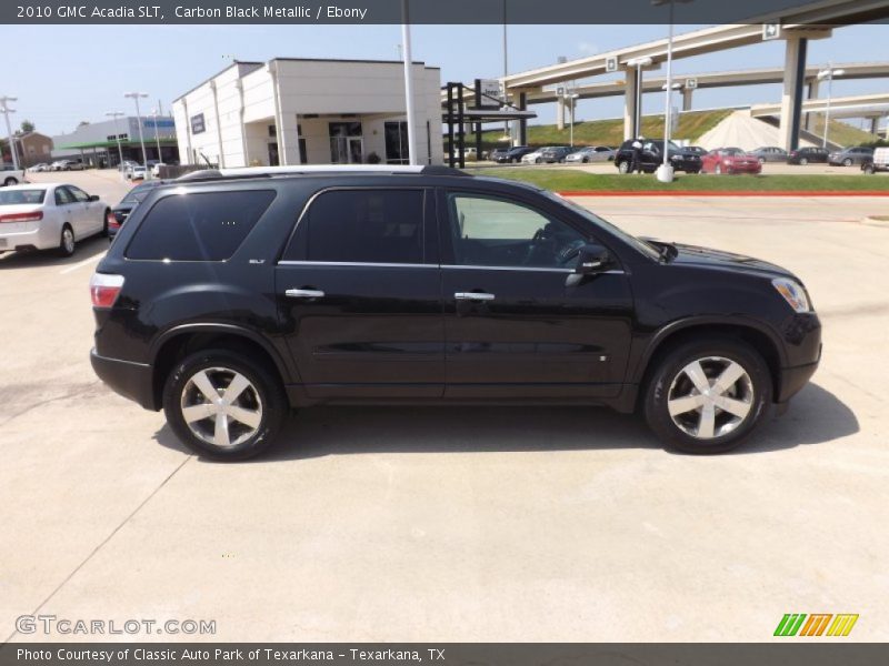 Carbon Black Metallic / Ebony 2010 GMC Acadia SLT