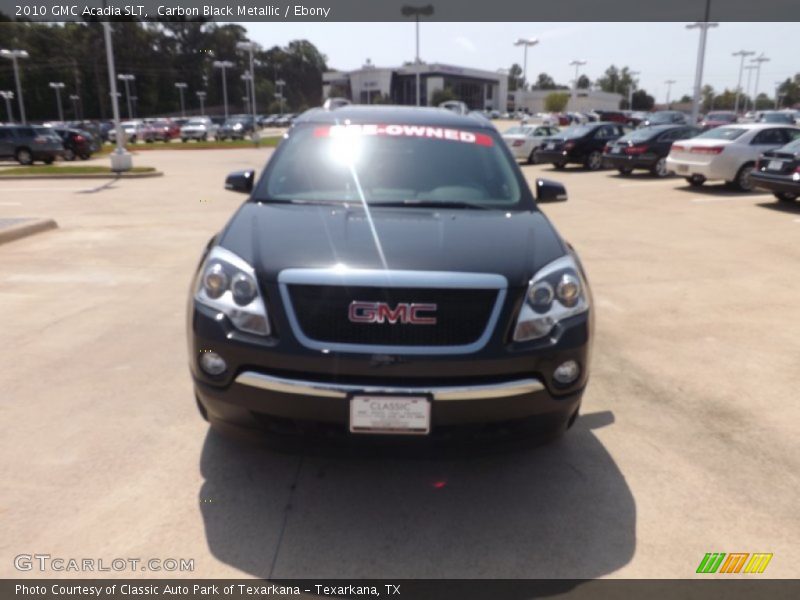 Carbon Black Metallic / Ebony 2010 GMC Acadia SLT