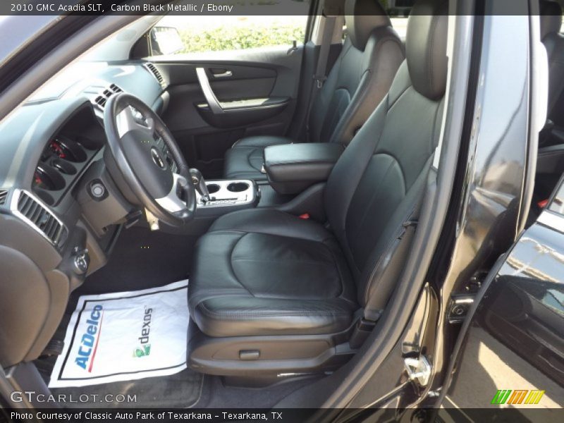 Carbon Black Metallic / Ebony 2010 GMC Acadia SLT