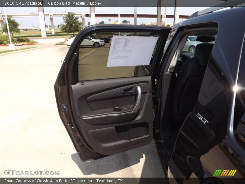 Carbon Black Metallic / Ebony 2010 GMC Acadia SLT