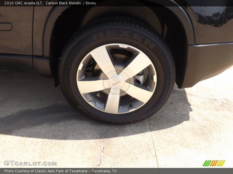 Carbon Black Metallic / Ebony 2010 GMC Acadia SLT