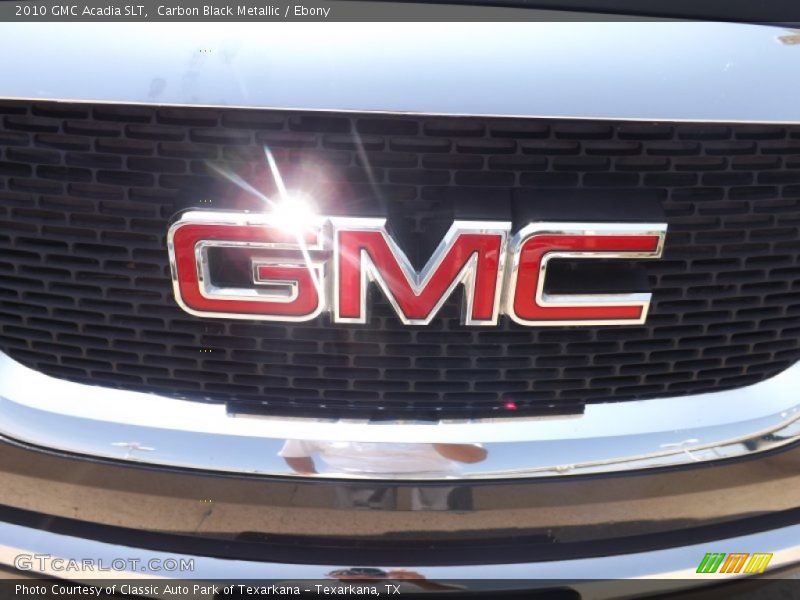 Carbon Black Metallic / Ebony 2010 GMC Acadia SLT