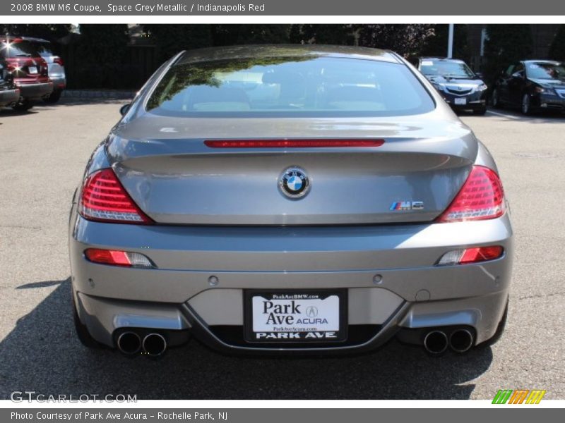 Space Grey Metallic / Indianapolis Red 2008 BMW M6 Coupe