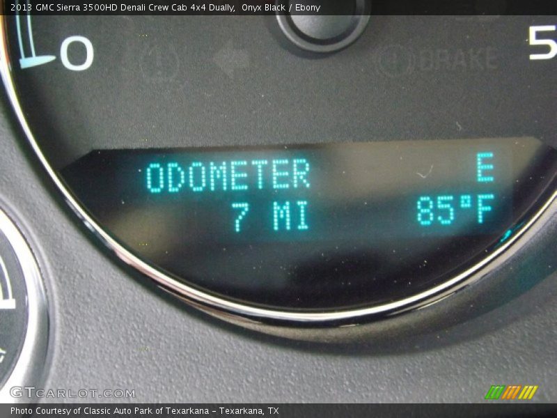 Onyx Black / Ebony 2013 GMC Sierra 3500HD Denali Crew Cab 4x4 Dually