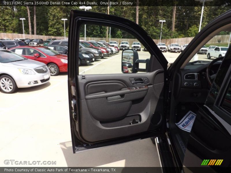 Onyx Black / Ebony 2013 GMC Sierra 3500HD Denali Crew Cab 4x4 Dually