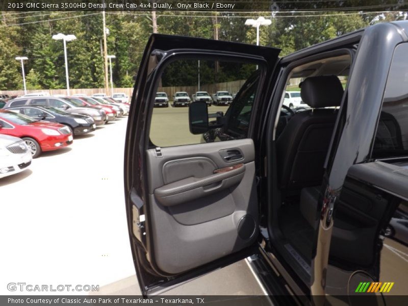 Onyx Black / Ebony 2013 GMC Sierra 3500HD Denali Crew Cab 4x4 Dually