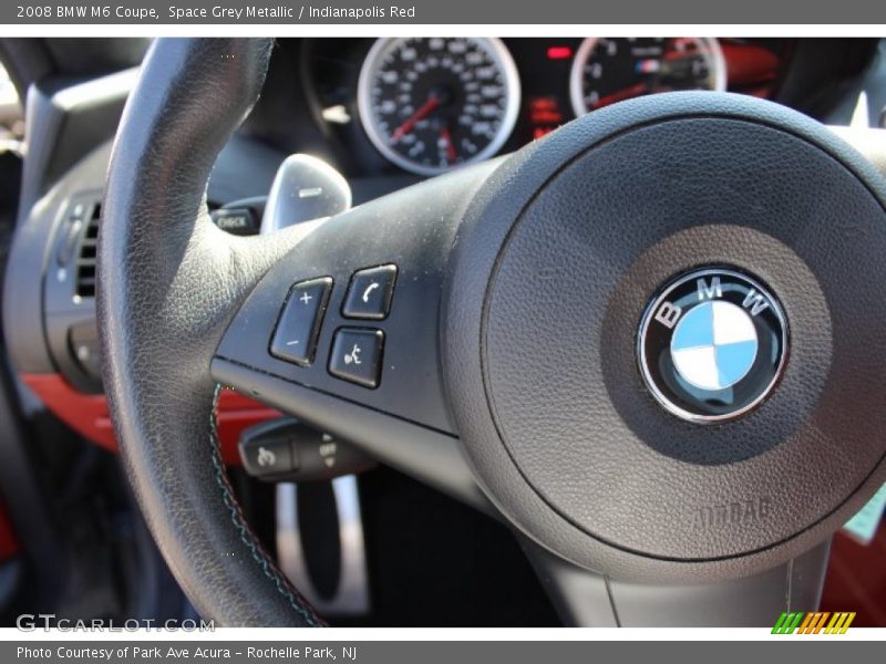 Space Grey Metallic / Indianapolis Red 2008 BMW M6 Coupe