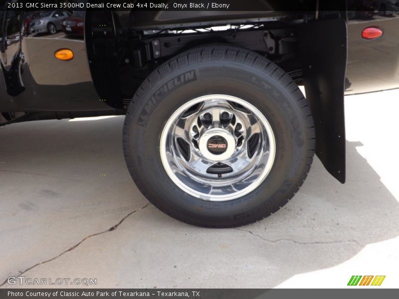Onyx Black / Ebony 2013 GMC Sierra 3500HD Denali Crew Cab 4x4 Dually