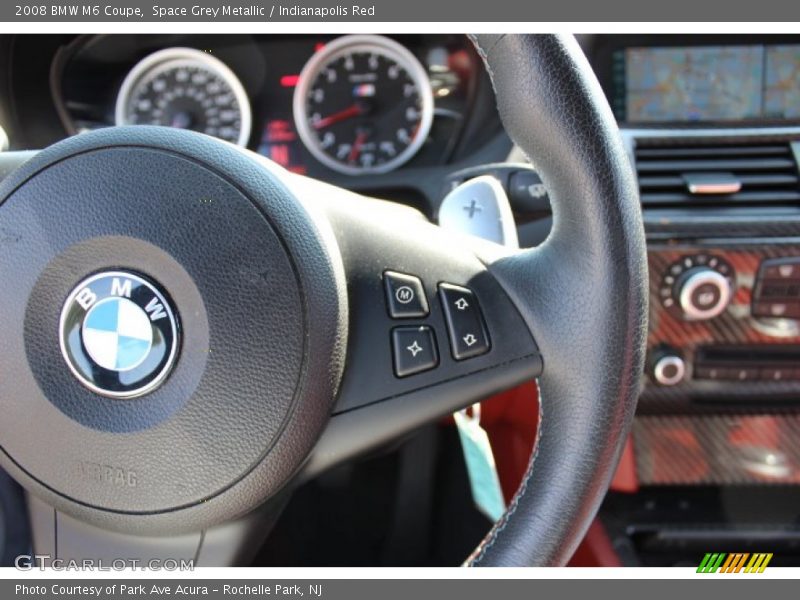 Space Grey Metallic / Indianapolis Red 2008 BMW M6 Coupe