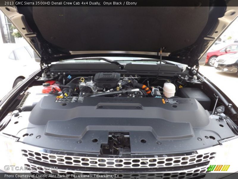 Onyx Black / Ebony 2013 GMC Sierra 3500HD Denali Crew Cab 4x4 Dually