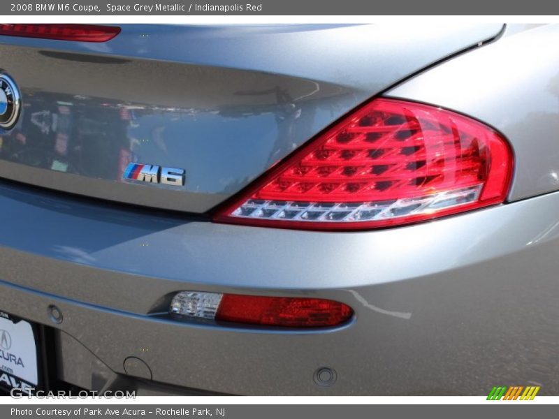 Space Grey Metallic / Indianapolis Red 2008 BMW M6 Coupe