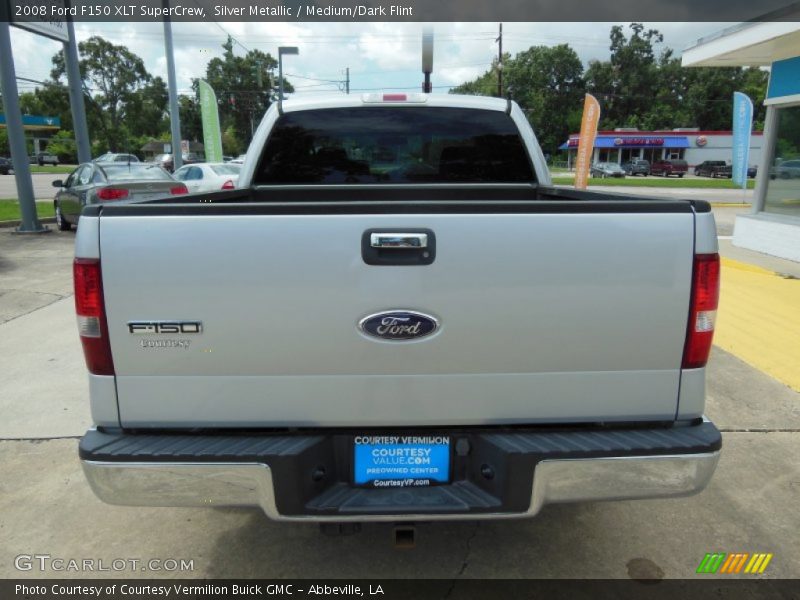 Silver Metallic / Medium/Dark Flint 2008 Ford F150 XLT SuperCrew