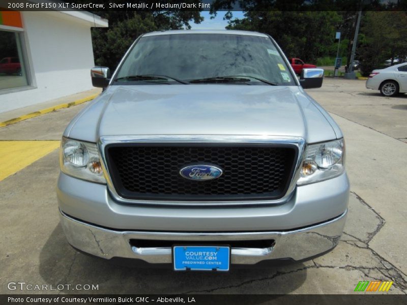 Silver Metallic / Medium/Dark Flint 2008 Ford F150 XLT SuperCrew