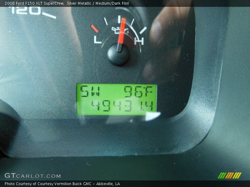 Silver Metallic / Medium/Dark Flint 2008 Ford F150 XLT SuperCrew