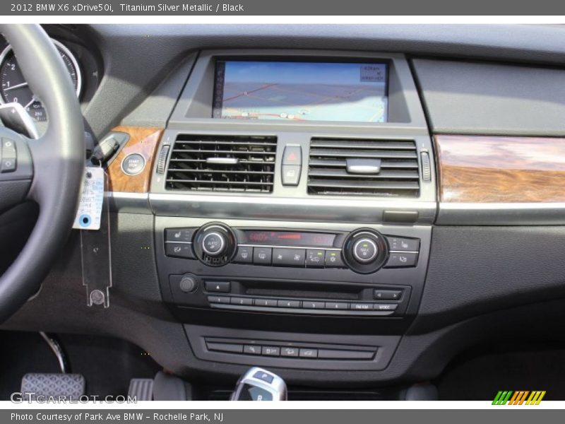 Titanium Silver Metallic / Black 2012 BMW X6 xDrive50i