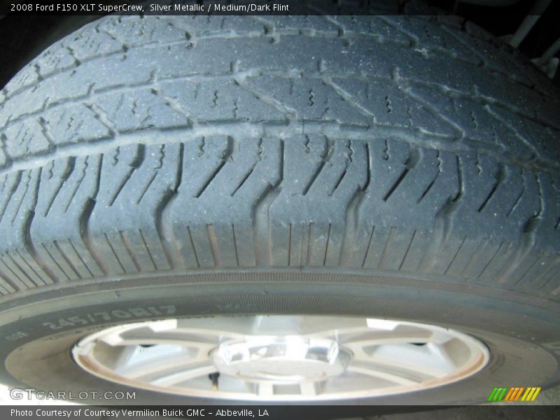 Silver Metallic / Medium/Dark Flint 2008 Ford F150 XLT SuperCrew