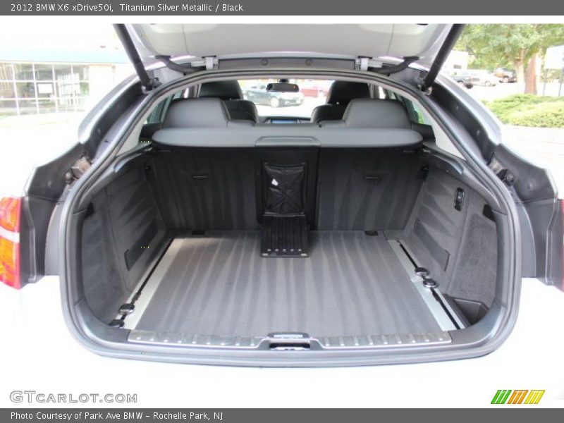 Titanium Silver Metallic / Black 2012 BMW X6 xDrive50i