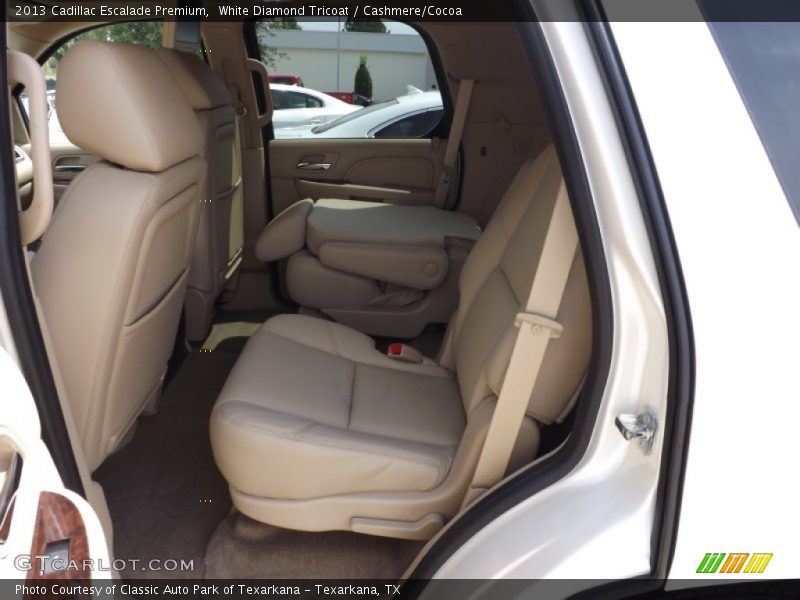 White Diamond Tricoat / Cashmere/Cocoa 2013 Cadillac Escalade Premium