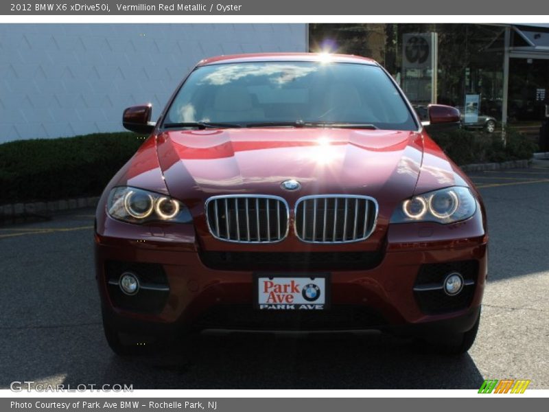 Vermillion Red Metallic / Oyster 2012 BMW X6 xDrive50i