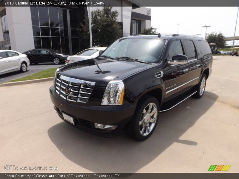 Black Raven / Ebony 2013 Cadillac Escalade ESV Luxury
