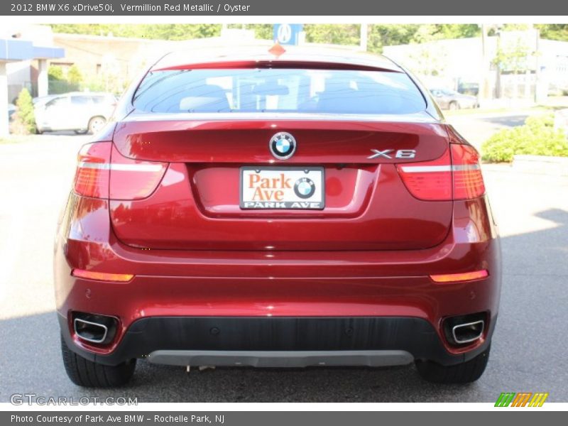 Vermillion Red Metallic / Oyster 2012 BMW X6 xDrive50i