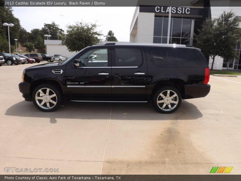 Black Raven / Ebony 2013 Cadillac Escalade ESV Luxury