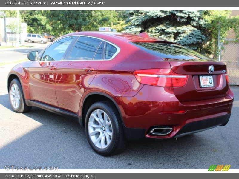 Vermillion Red Metallic / Oyster 2012 BMW X6 xDrive50i