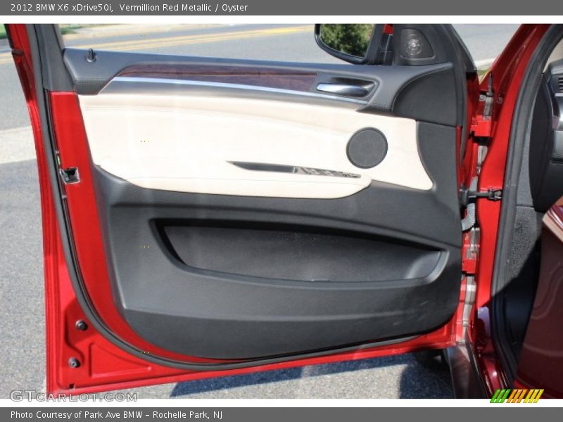 Vermillion Red Metallic / Oyster 2012 BMW X6 xDrive50i