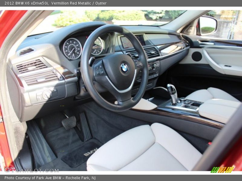 Vermillion Red Metallic / Oyster 2012 BMW X6 xDrive50i