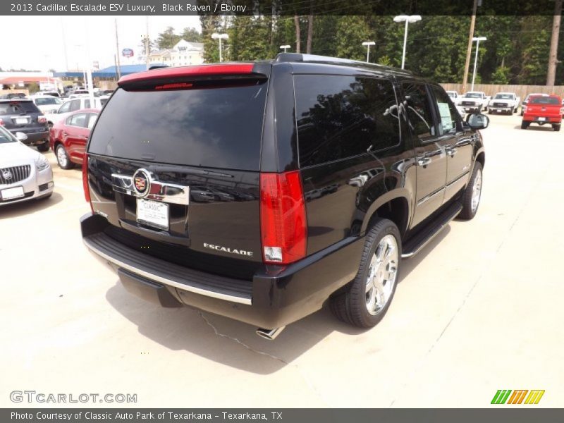 Black Raven / Ebony 2013 Cadillac Escalade ESV Luxury