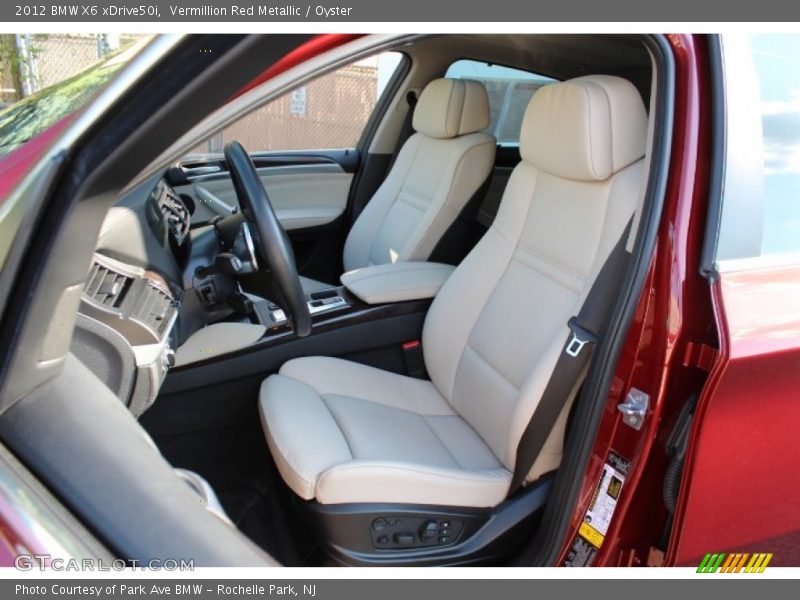 Vermillion Red Metallic / Oyster 2012 BMW X6 xDrive50i