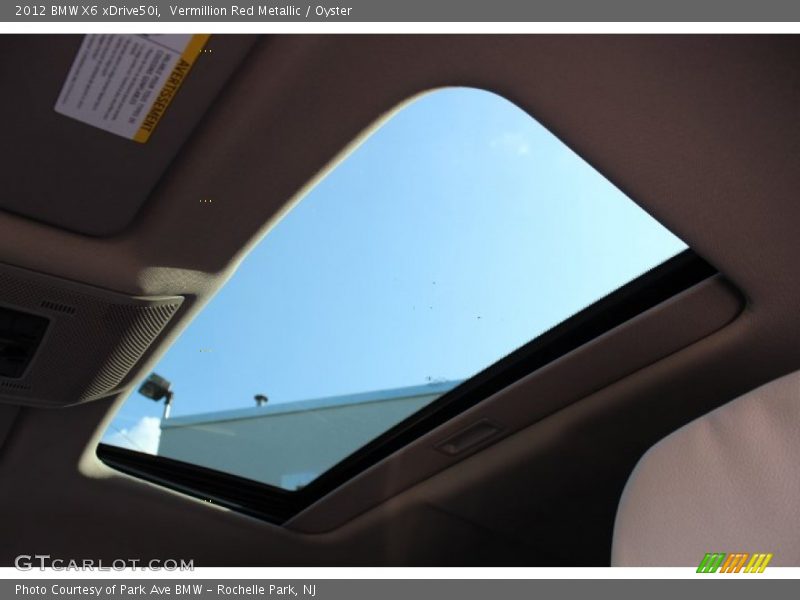 Vermillion Red Metallic / Oyster 2012 BMW X6 xDrive50i