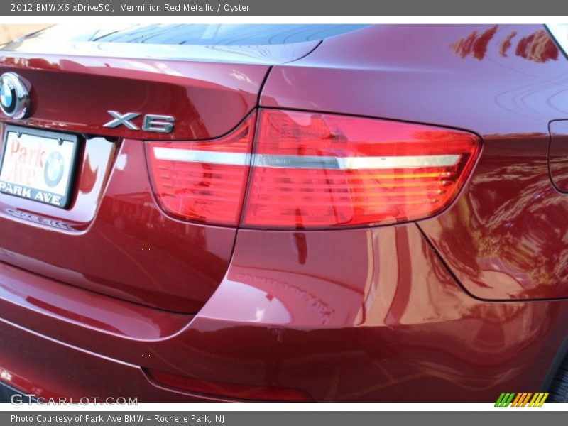 Vermillion Red Metallic / Oyster 2012 BMW X6 xDrive50i