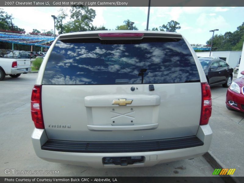 Gold Mist Metallic / Light Cashmere/Ebony 2007 Chevrolet Tahoe LS