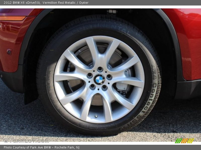 Vermillion Red Metallic / Oyster 2012 BMW X6 xDrive50i