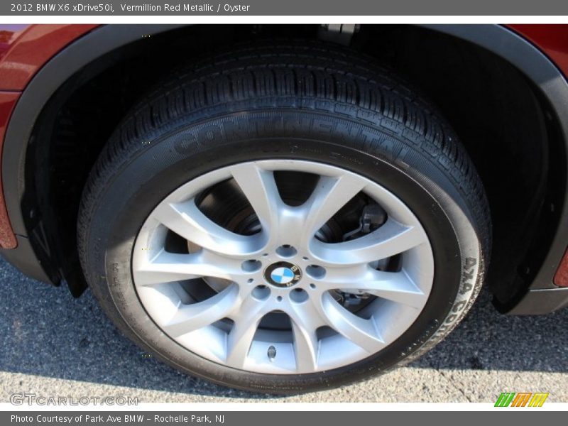 Vermillion Red Metallic / Oyster 2012 BMW X6 xDrive50i